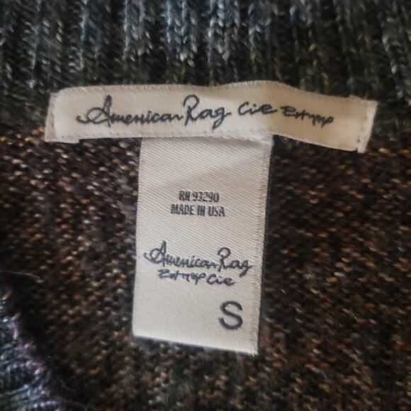 American Rag Cie Ultra Soft Multicolored Open-Front Long Sleeve Cardigan - Sz S - Picture 2 of 11